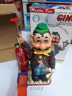 ROSKO BATTERY OPERATED GINO BALLOON BLOWER 1950s JAPAN