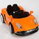 Racer X Orange 12v Kids Ride On Car Electric Power Wheels Mp3 Remote Control Rc