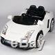 Racer X White 12V Kids Ride On Car Battery Power Wheels MP3 Remote Control RC