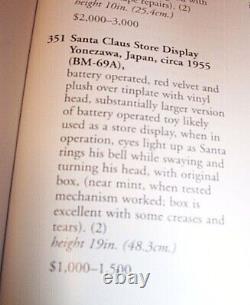 Rare 1955 Battery Operated Santa Claus Bellringer Mint Christmas Store Display