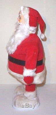 Rare 1955 Store Display Santa Claus Bellringer Battery Operated Tin Toy Mint Mib