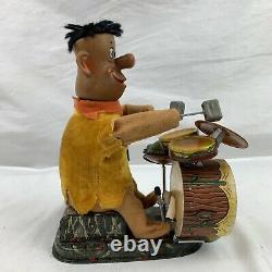 Rare 1962 Alps Fred Flintstones Bedrock Band Early Rock'n Roll Battery Operated
