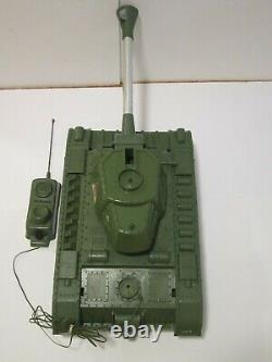 Rare Canadian Vintage 1960's Deluxe Reading Remote Control Tiger Joe Army Tank