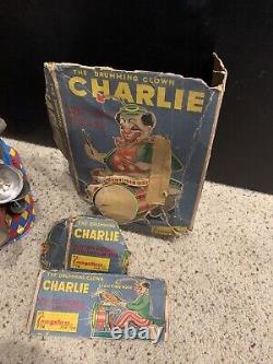 Rare Cragstan 774 The Drumming Clown Charlie Battery Operated Lighting Nose