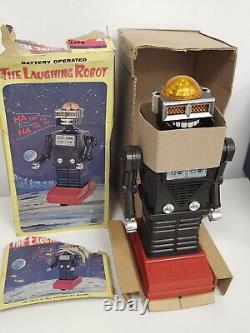 Rare Happy Harry The Laughing Toy Robot Part Working + Original Box