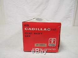 Rare Vintage Bandai Japan Tin Battery Op Gear Shift Cadillac MIB K734