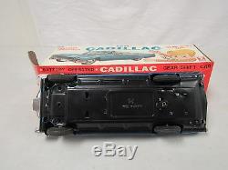 Rare Vintage Bandai Japan Tin Battery Op Gear Shift Cadillac MIB K734