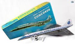 Rare Vintage Pan American Concorde Super Jet Battery Operated DAIYA Japan