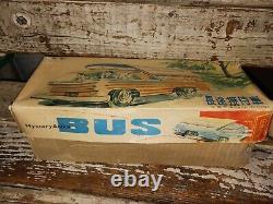 Rare Vtg 60's TIN Litho Bus MYSTERY ACTION (ME 083)CHINA BATTERY OPERATED works