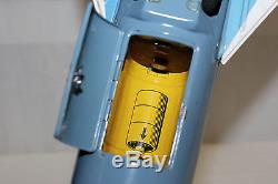 Rare Yonezawa Y Japan Tin Litho Battery Op XM-12 Moon Rocket Spaceship EX+ L@@K