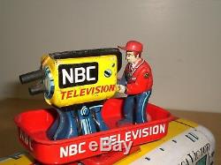 Rare vintage RCA-NBC Mobile Color TV Truck 50's B/O, made in Japan