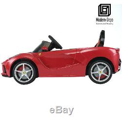 Rastar Ferrari LaFerrari 12V Electric Ride On Car with Remote Control Red