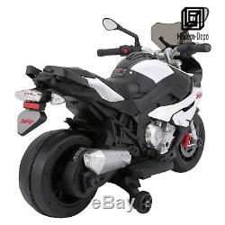 Rastar Kids BMW Motorcycle S1000 XR Ride On White 12V Battery Rechargeable Toy