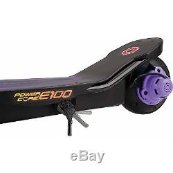 Razor Power Core E100 Electric Scooter 12 Volts Battery Powered Kids Gift Purple
