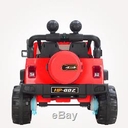 Red 12V Kids Ride on Cars Electric Battery Power Wheels Remote Control 2 Speed