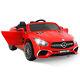 Red 12v Power Kids Ride On Toy Car Wheel Remote Control Mercedes Benz Gift