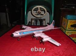 Remco Flying Fox Jet 1959 Pink & Gray Lady Plane Excellent 100% Complete. Orig