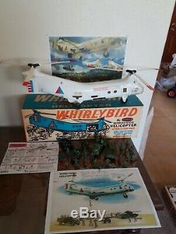 Remco Whirlybird Helicopter Very Nice, Box Men Vehicles Ad Posters Instructions