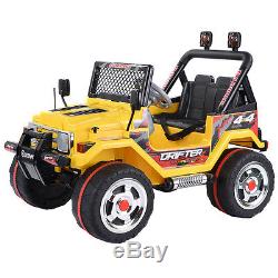 Ride On Car 12V Kids Power Wheels Jeep/Truck Remote Control RC Lights Music MP3