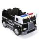 Ride On Car Kids Police Truck Electric 12v Battery Powered 2 Seat Toy Vehicle