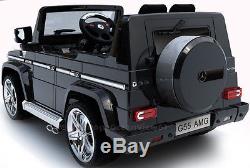Ride On Car for Kids Battery Powered Toys Electric Mercedes-Benz Amg SUV Black