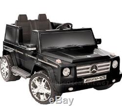 Ride On Car for Kids Battery Powered Toys Electric Mercedes-Benz Amg SUV Black