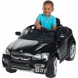 Ride On Childrens Play BMW X6 Kids Car Battery Powered Wheels Electric Toy Black