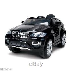 Ride-On Kids Car BMW X6 6V Battery Powered Operated Electric Children Toy Black