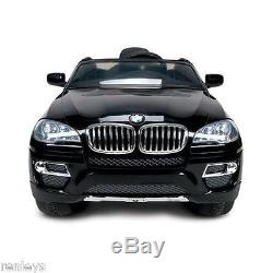 Ride-On Kids Car BMW X6 6V Battery Powered Operated Electric Children Toy Black