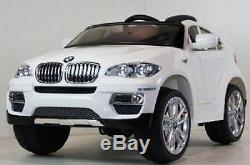 Ride-On Kids Car BMW X6 6V Battery Powered Operated Electric Children Toy White