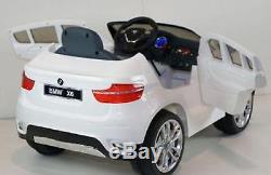 Ride-On Kids Car BMW X6 6V Battery Powered Operated Electric Children Toy White