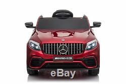 Ride On Toy Pedal Cars 12V Powered Mercedes Benz Remote Control Lights MP3 Red