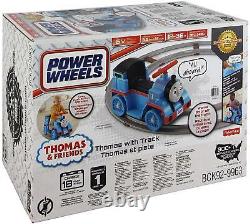 Ride-On Toy Thomas Train with Track, 6V Power Ride on Car Toy for Kids Children