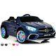 Ride On Toys For Toddlers Mercedes Remote Control Aux Mp4 Screen Led Wheels Blue