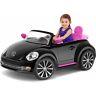 Ride-on Vehicle Vw Beetle Car Kids 12v Battery Powered Convertible Electric Toy
