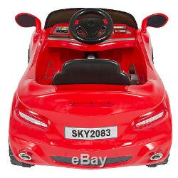 Ride on Car Kids RC Car Remote Control Electric Power Wheels With Radio & MP3 Red