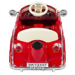 Ride on Car RC Classic Car Remote Control Electric Battery Power Wheels Red