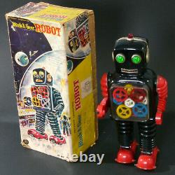 Robot Blink A Gear R 81 Battery Operated Taiyo Japan Toy 1960 With Original Box