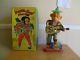 Rock N Roll Monkey With Box, Batteryoperated Tin Toy, Works