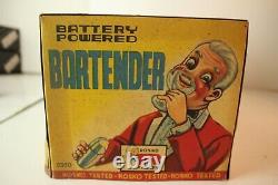 Rosko Made in Japan Battery Operated Bartender Toy with Box