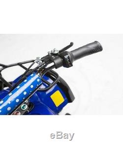 Rosso Motors Kids Electric 4 wheeler Utility ATV 36V 800W Boys & Girls Blue