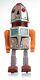 Space Robot Nomura Tin Toy X-70 Tulip Head Battery Operated Made In Japan