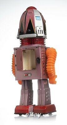 SPACE ROBOT Nomura tin toy X-70 Tulip Head battery operated Made in Japan