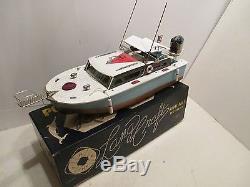 SPORT FISHERMAN WITH MERCURY OUTBOARD MOTOR MINT IN BOX BATTERY OPERATED