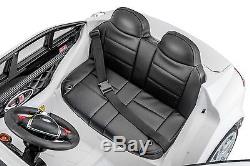 SPORTrax Limited Edition Maybach Style Kids Ride on Car, FREE MP3 Player, White