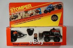 Schaper Stomper II Workhorse BLACK BRONCO & TRAILER Runs WithLIGHTS OPEN BOX