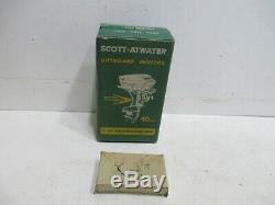 Scott Outboard Motor In Original Box Battery Op Tested Works Great Minty