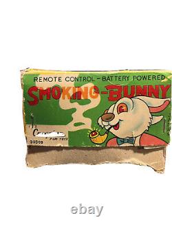 Smoking Bunny Cragstan Corporation Vintage Toy