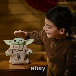 Star Wars The Mandalorian Child Yoda Animatronic Edition 25+ Talk Move Kids Toy