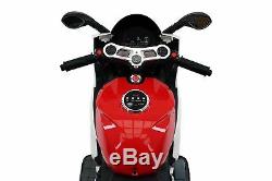 Street Racer 12V Electric Kids Ride-On Motorcycle Red